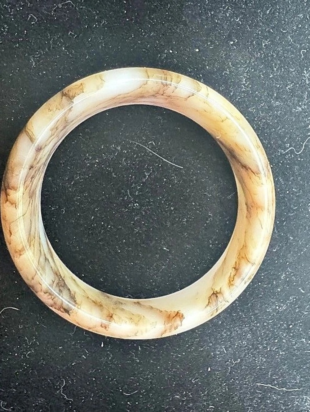Zebra Stone Bangle